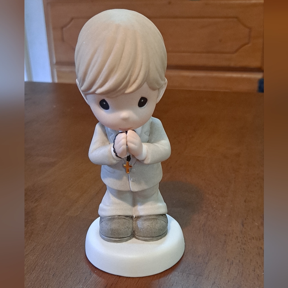 Precious Moments Holy Communion Porcelain Bisque Figurine